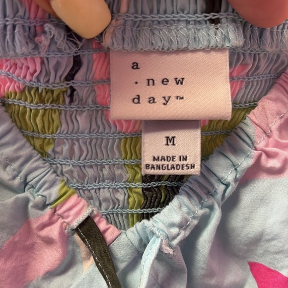 A New Day Green and Blue Sleeveless Sundress - Picture 6 of 8